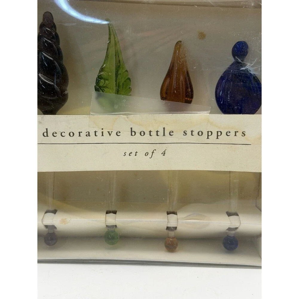 Pier 1 Imports Decorative Bottle Stoppers – Elegant Bar & Kitchen Décor